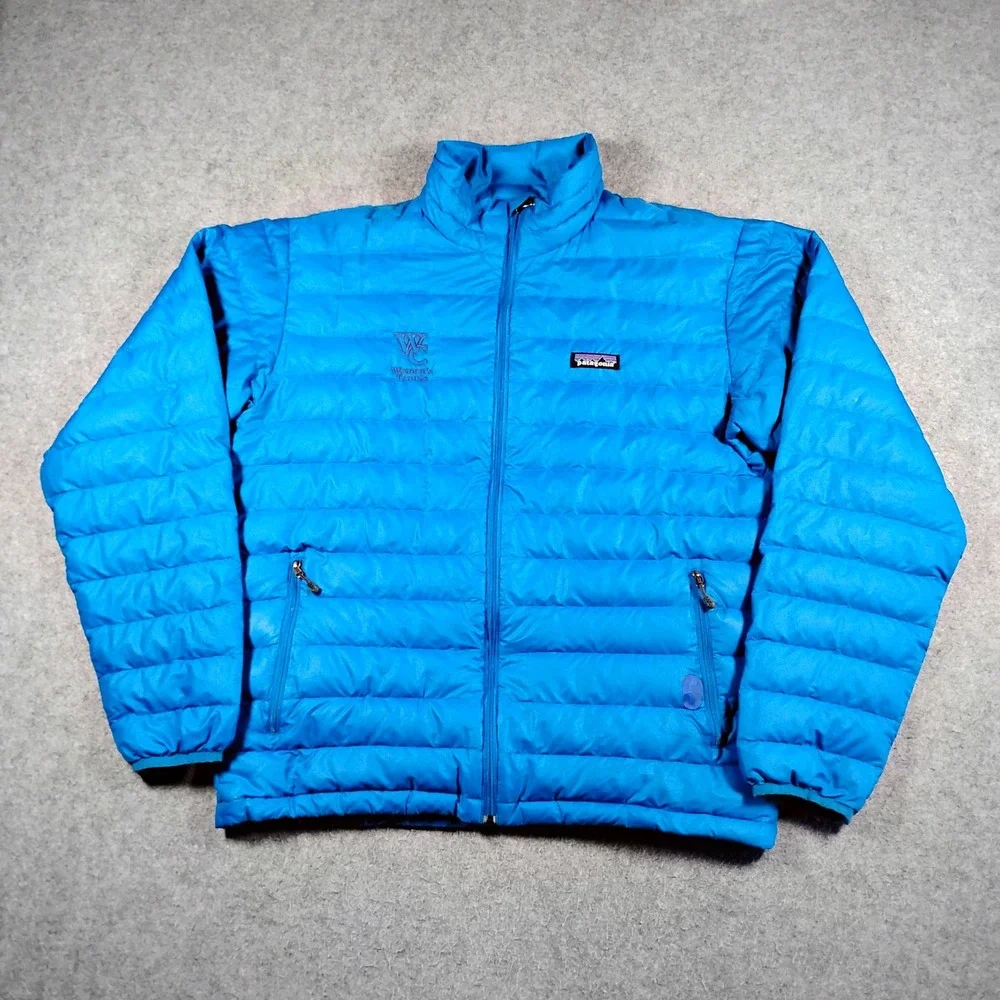 Patagonia Down Sweater Jacket Mens Medium Blue Puffer Coat 84673 SP13 Gorpcore